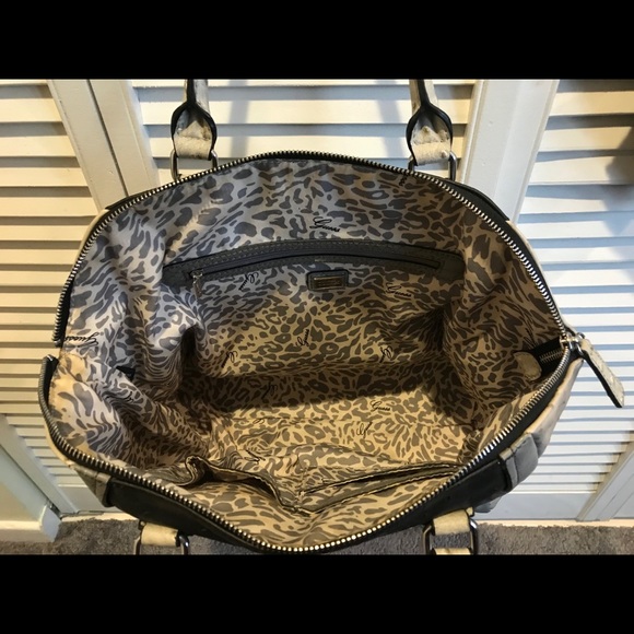 Guess Faux Leather Satchel - Picture 5 of 11